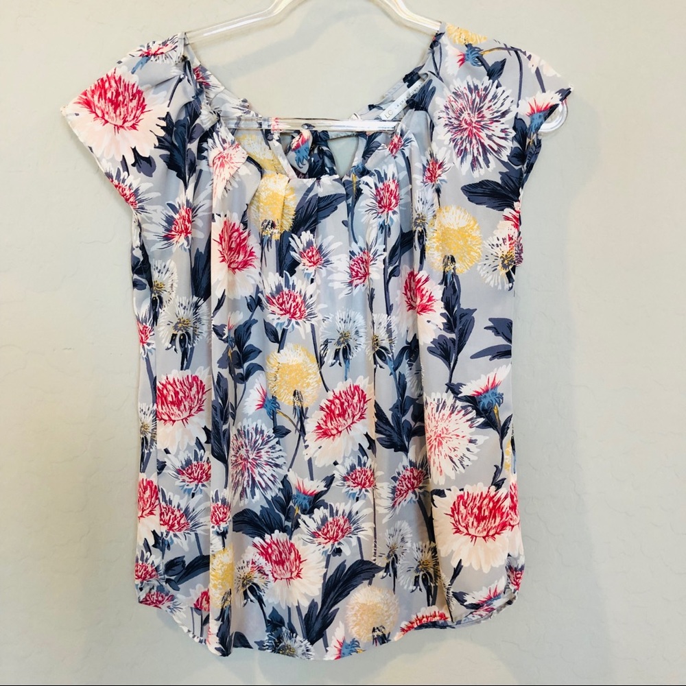 LC Lauren Conrad Floral Blouse